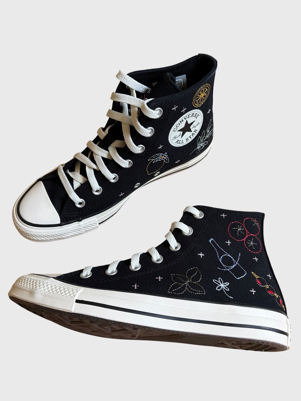 Converse CTAS Marketplace Essentials Women's Size 8 Hi-Top Sneakers Whimsigoth